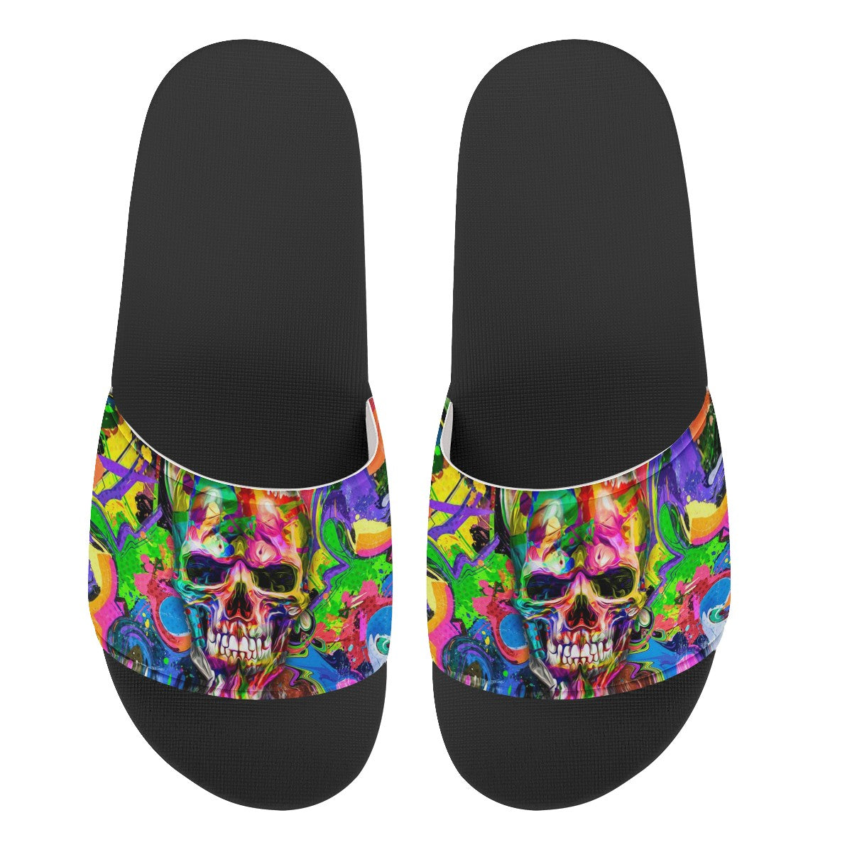 Skull Custom Slide Shoes