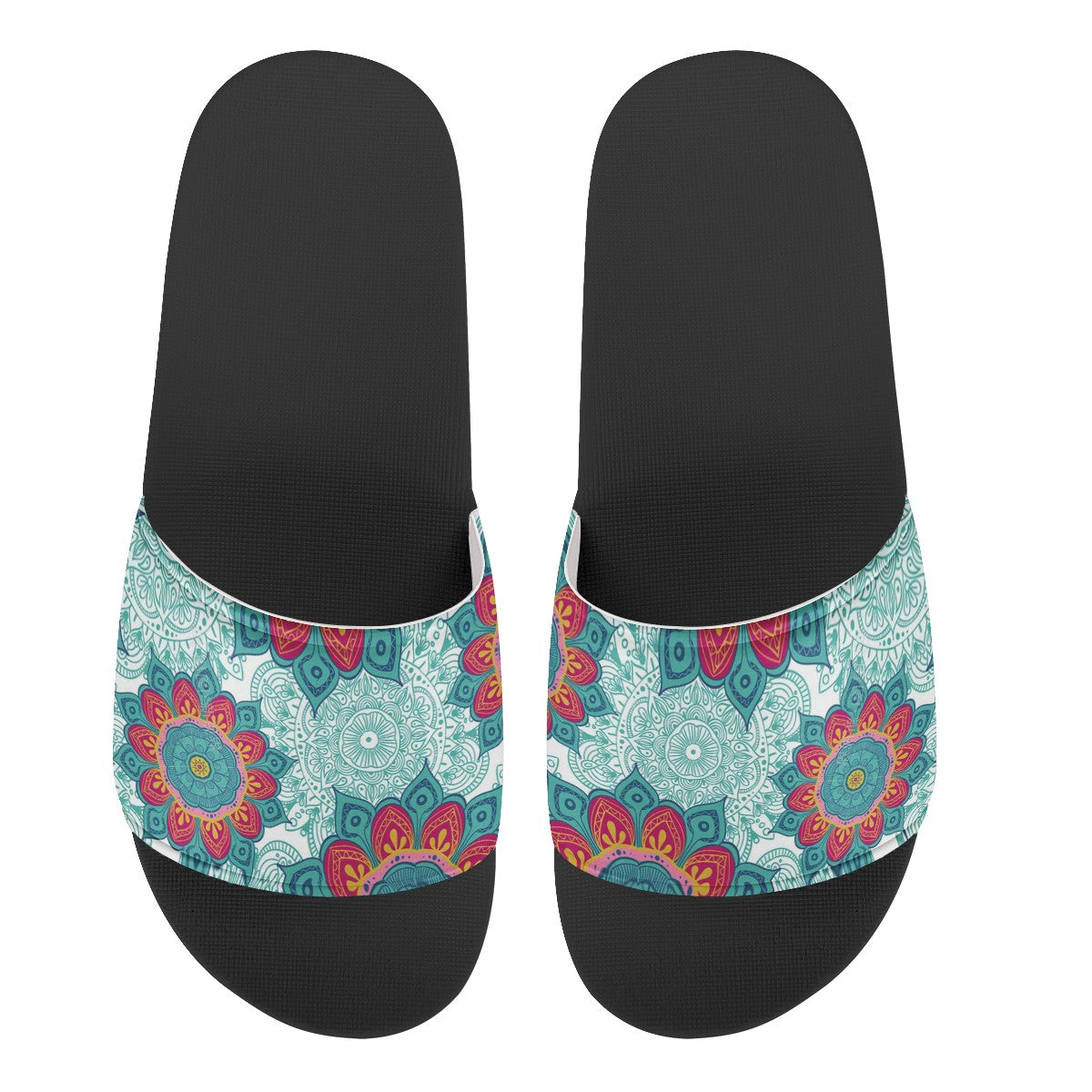 Mandala Custom Slide Shoes