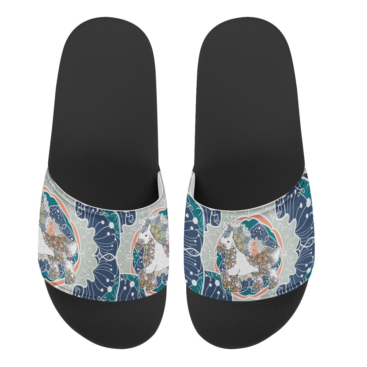 Mandala Custom Slide Shoes