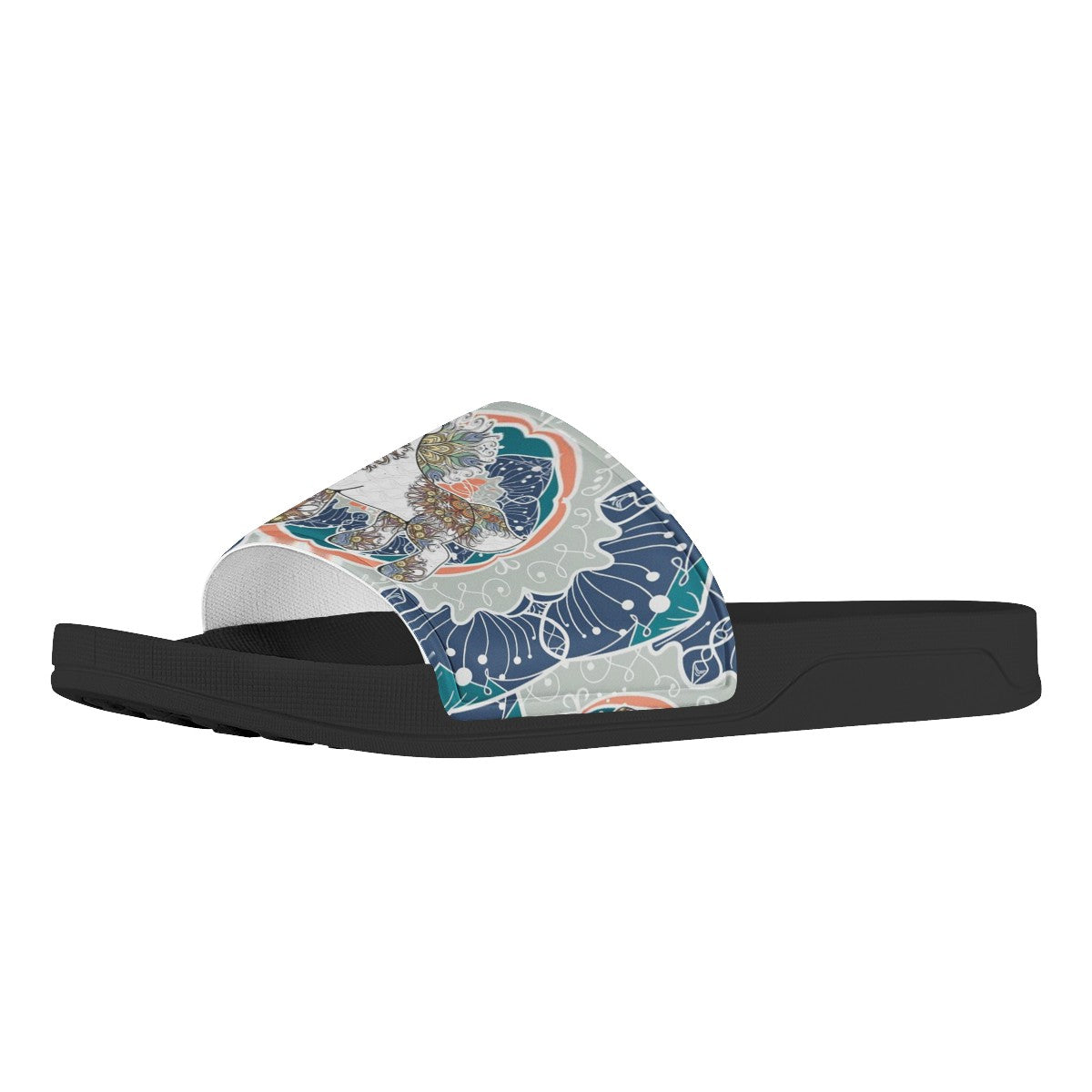 Mandala Custom Slide Shoes