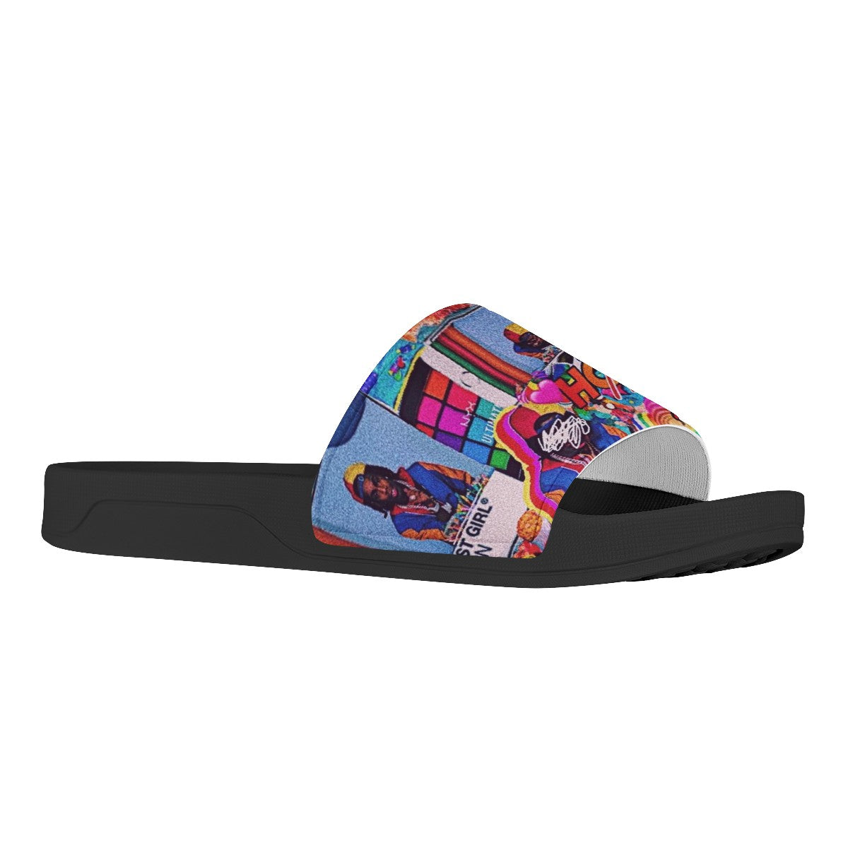 Ynw Melly Custom Slide Shoes