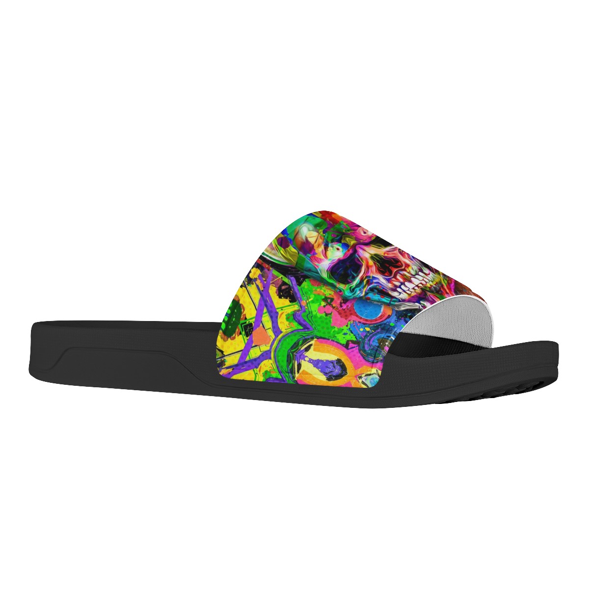 Skull Custom Slide Shoes