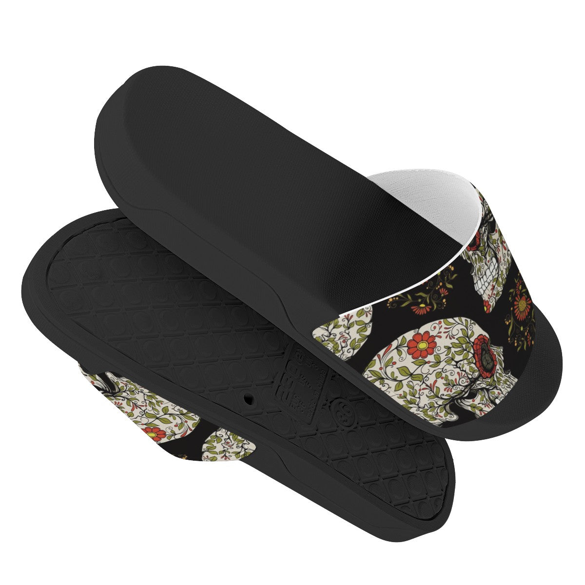 Skull Custom Slide Shoes