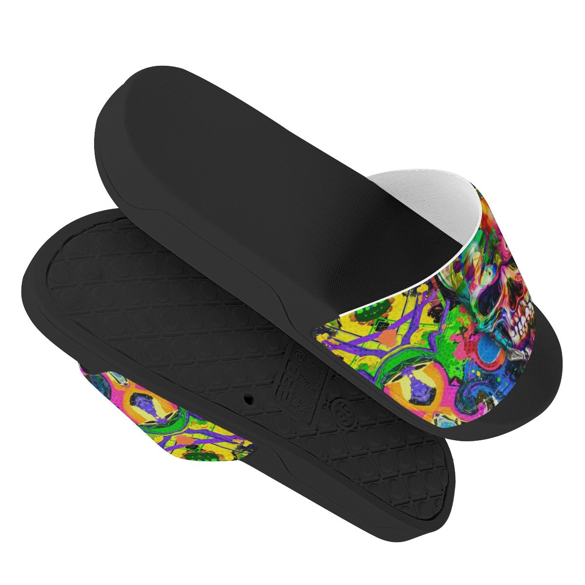 Skull Custom Slide Shoes