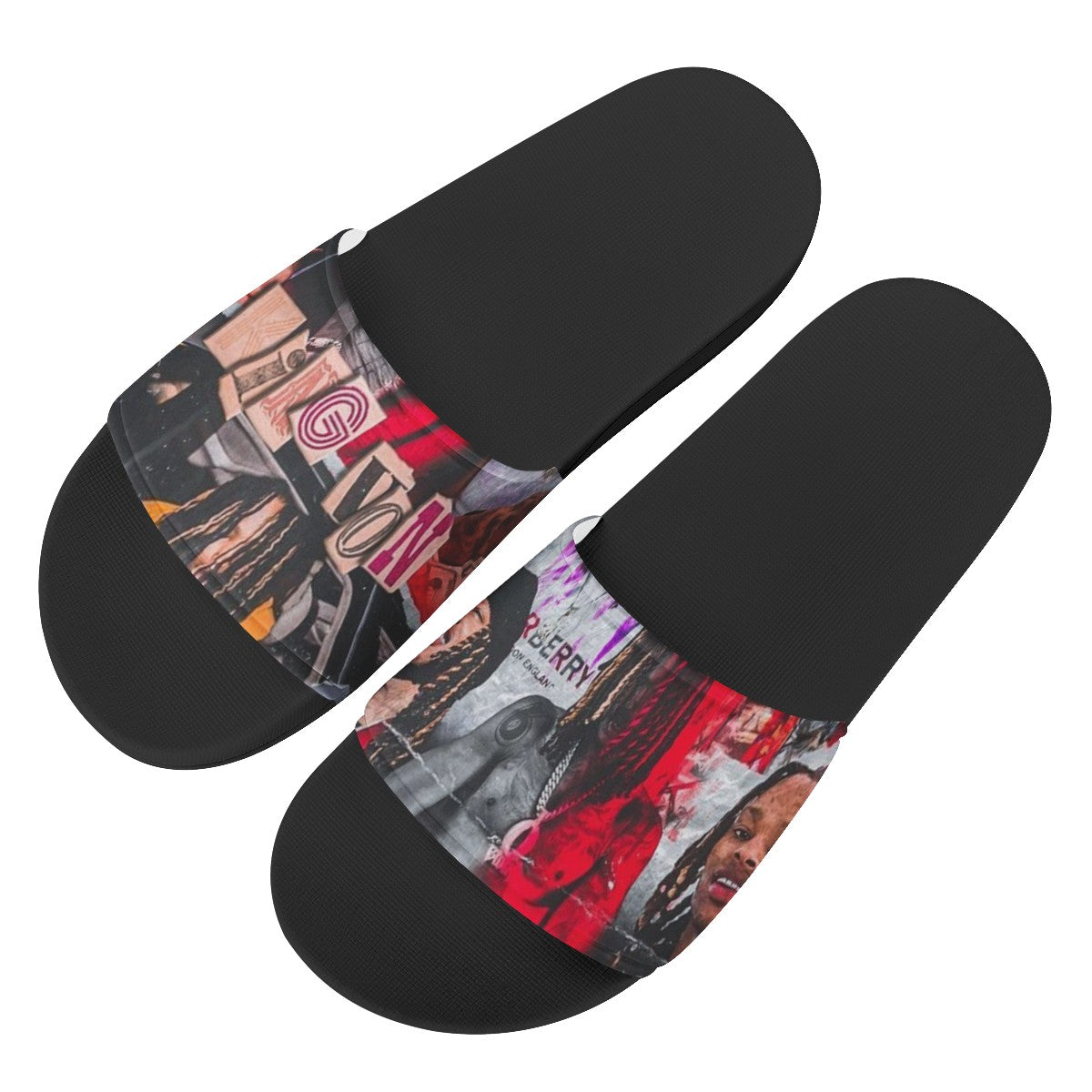 King Von Custom Slide Shoes