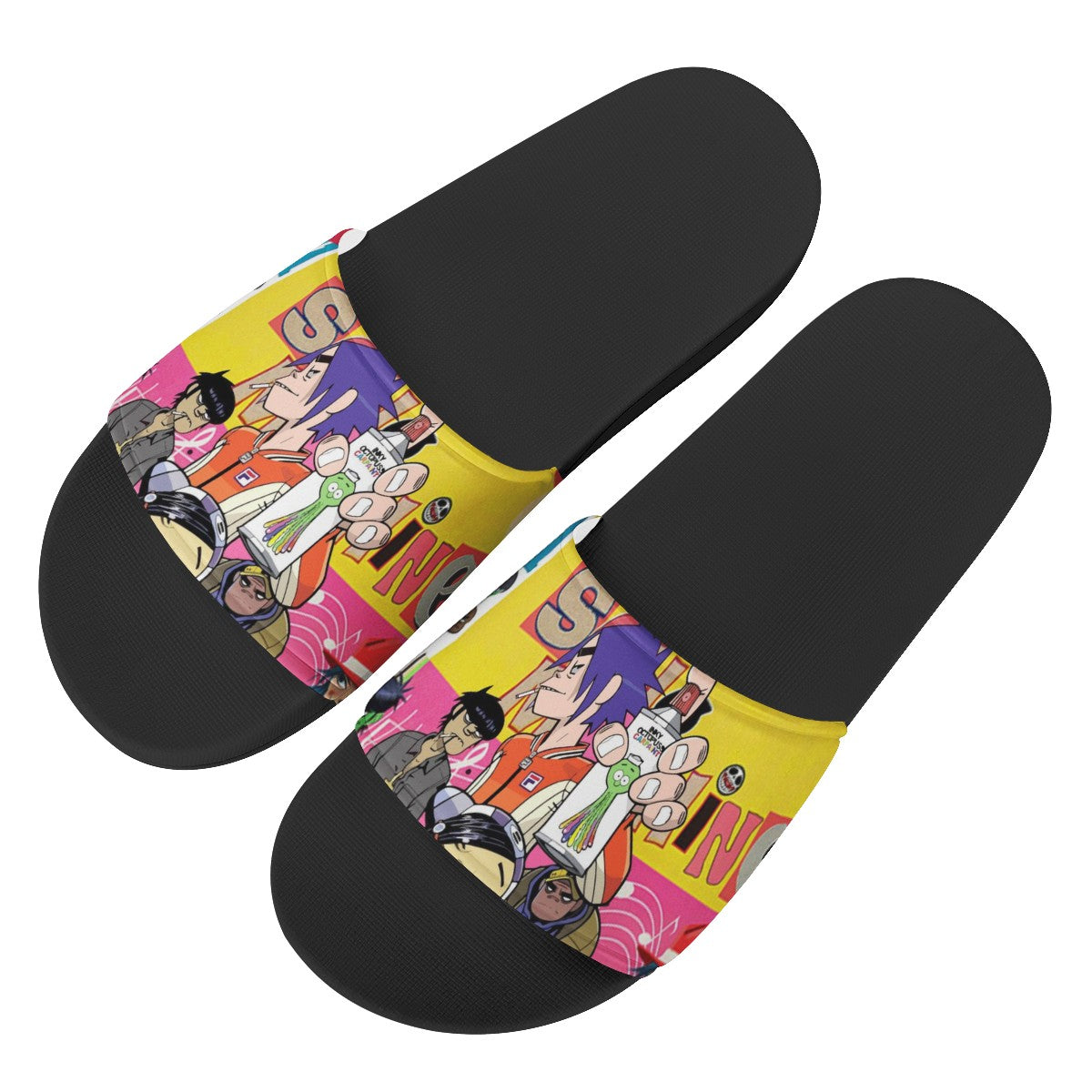 Gorillaz Custom Slide Shoes