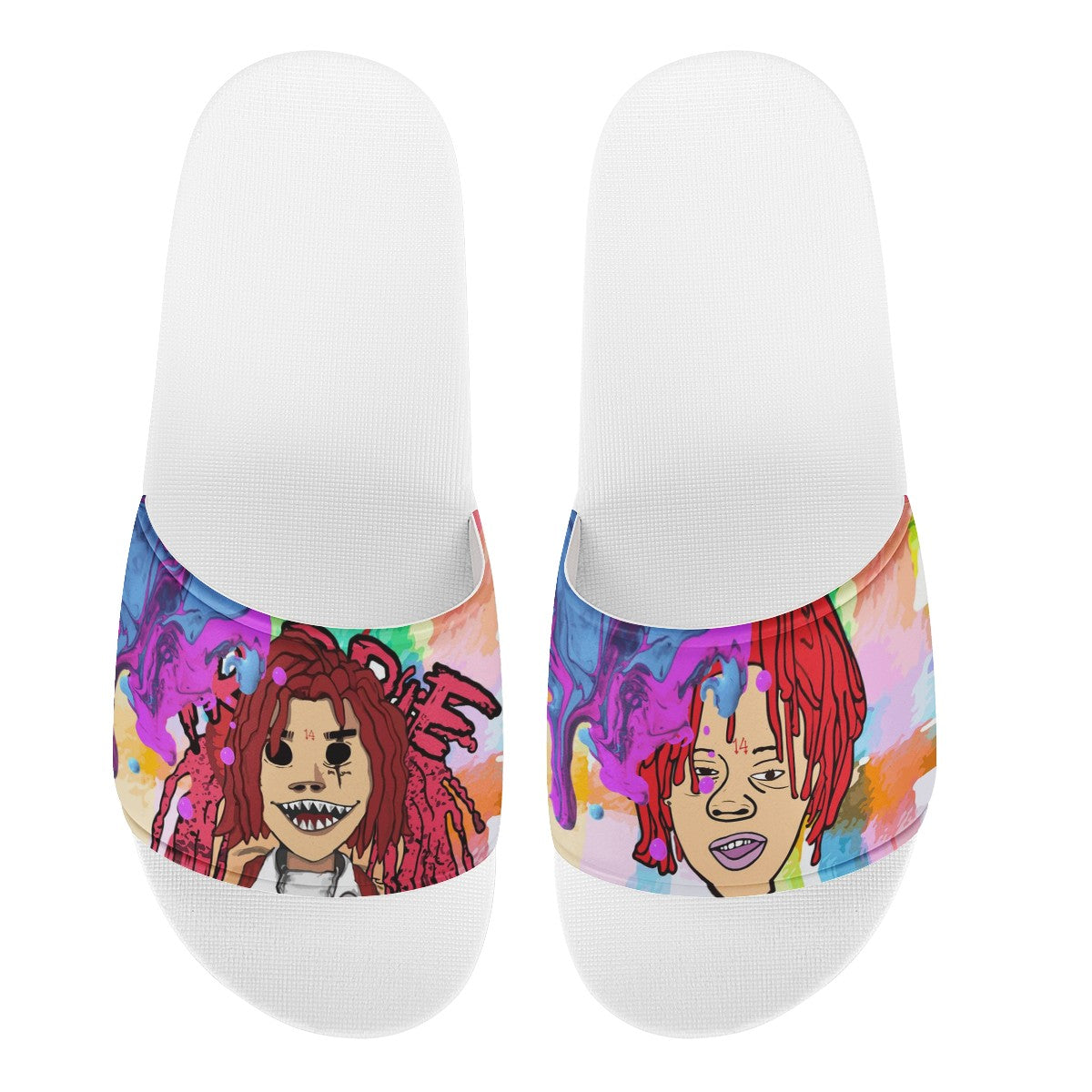Trippie Redd Custom Slide Shoes