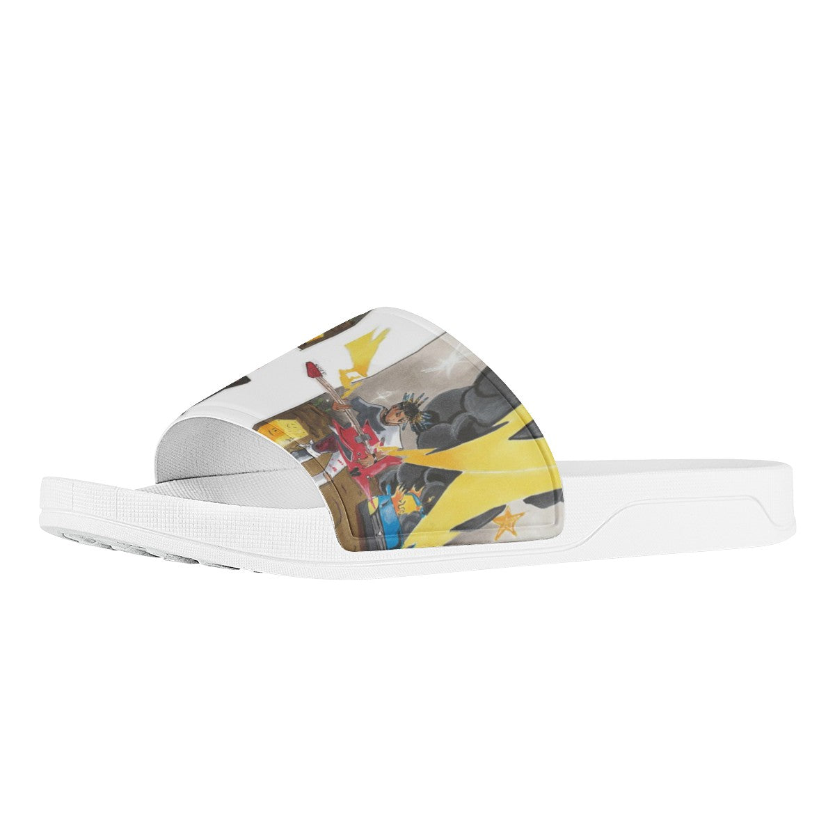 Juice Wrld Wasted Custom Slide Shoes