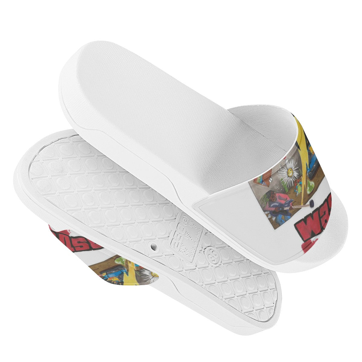 Juice Wrld Wasted Custom Slide Shoes