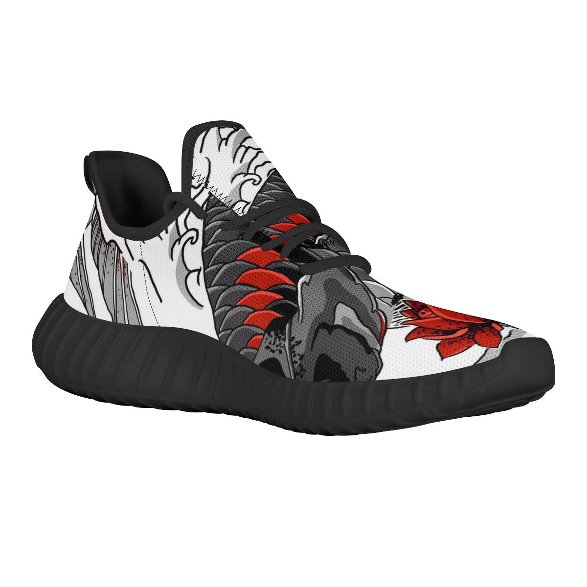 Koi Fish Custom Yeezy Walking Shoes