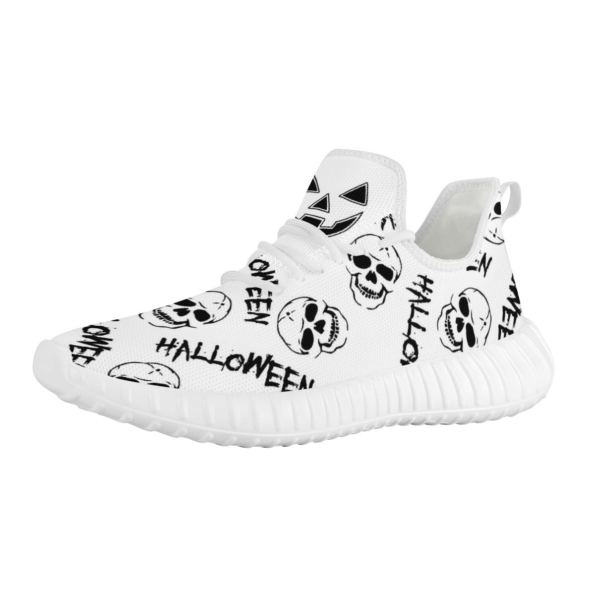 halloween New White Mesh Knit Sneakers New White Mesh Knit Sneakers