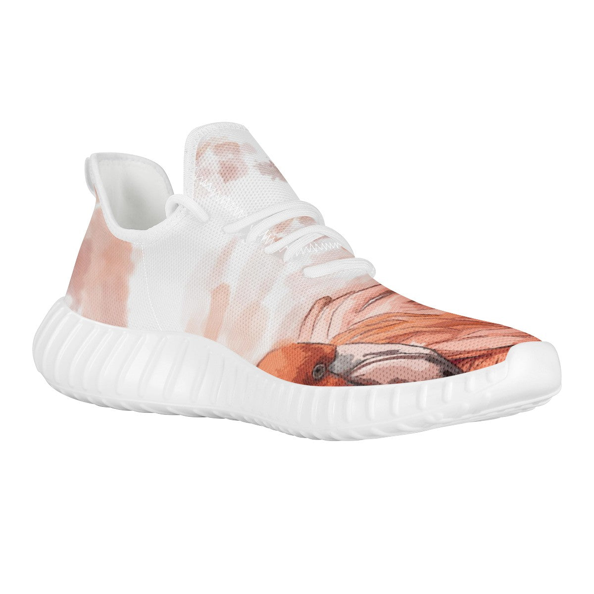 Flamingo Custom Yeezy Walking Shoes