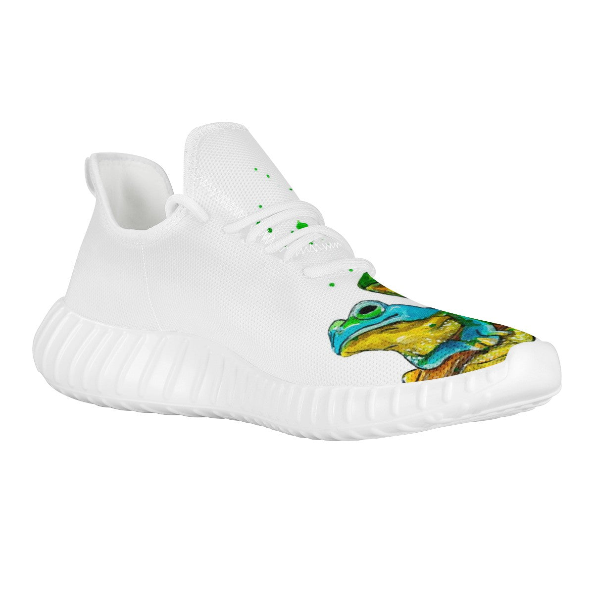 Frog Custom Yeezy Walking Shoes