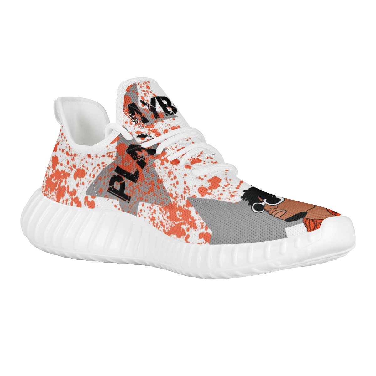 Playboi Carti Custom Yeezy Walking Shoes