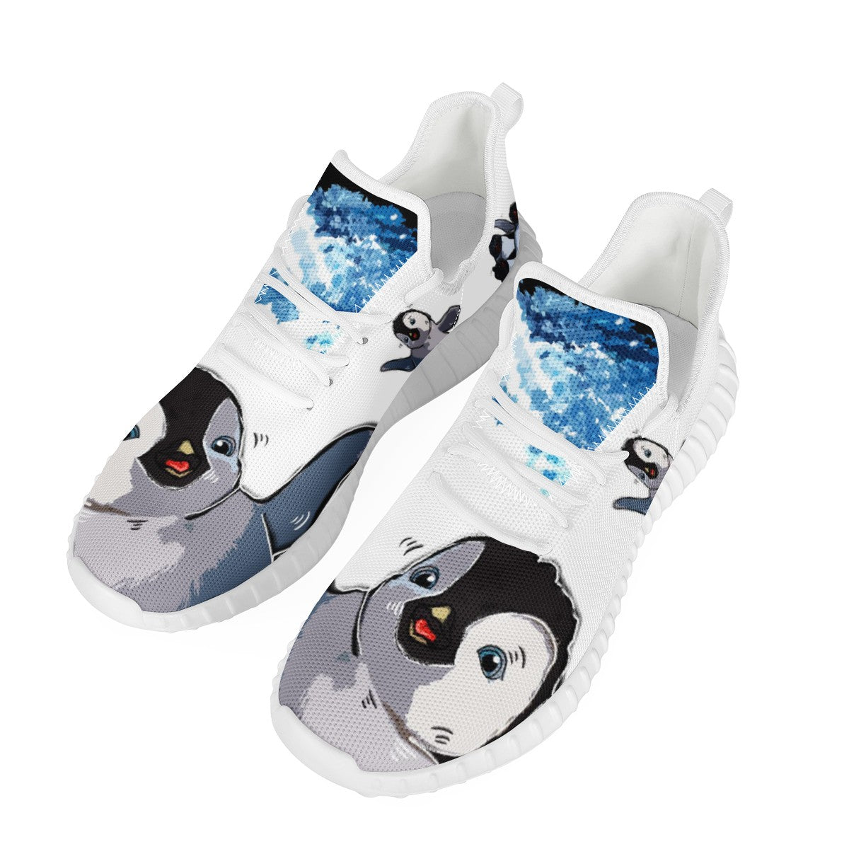 Penguin Custom Yeezy Walking Shoes