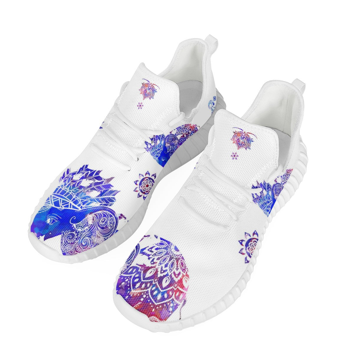 The Elephant Totem Custom Yeezy Walking Shoes