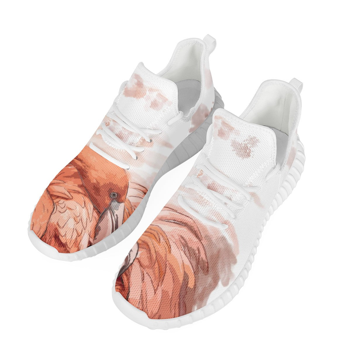 Flamingo Custom Yeezy Walking Shoes