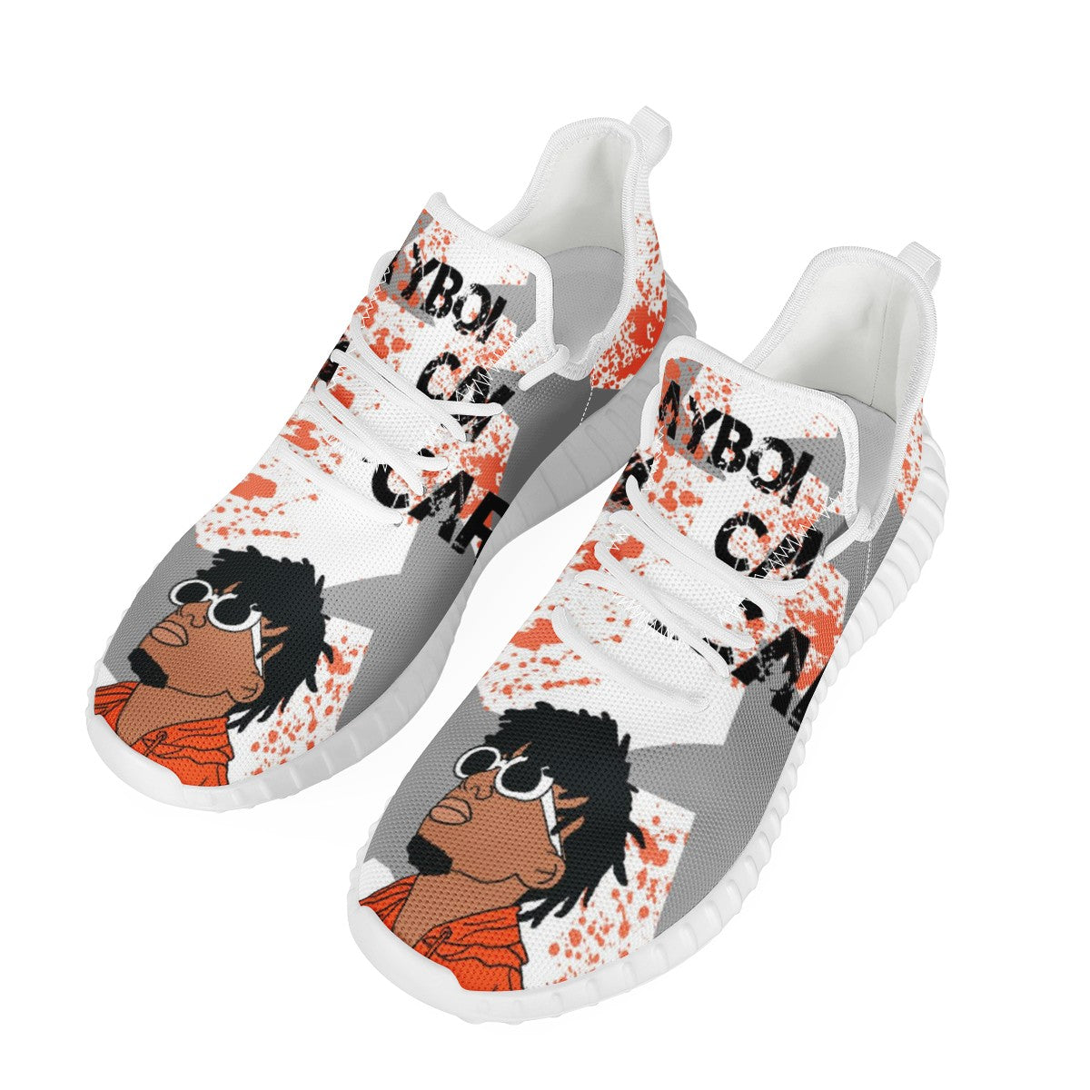Playboi Carti Custom Yeezy Walking Shoes