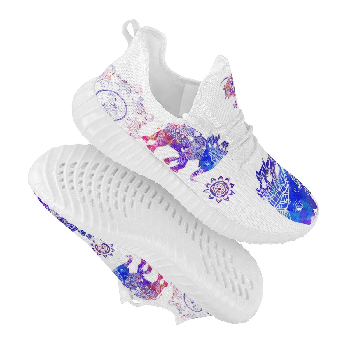 The Elephant Totem Custom Yeezy Walking Shoes