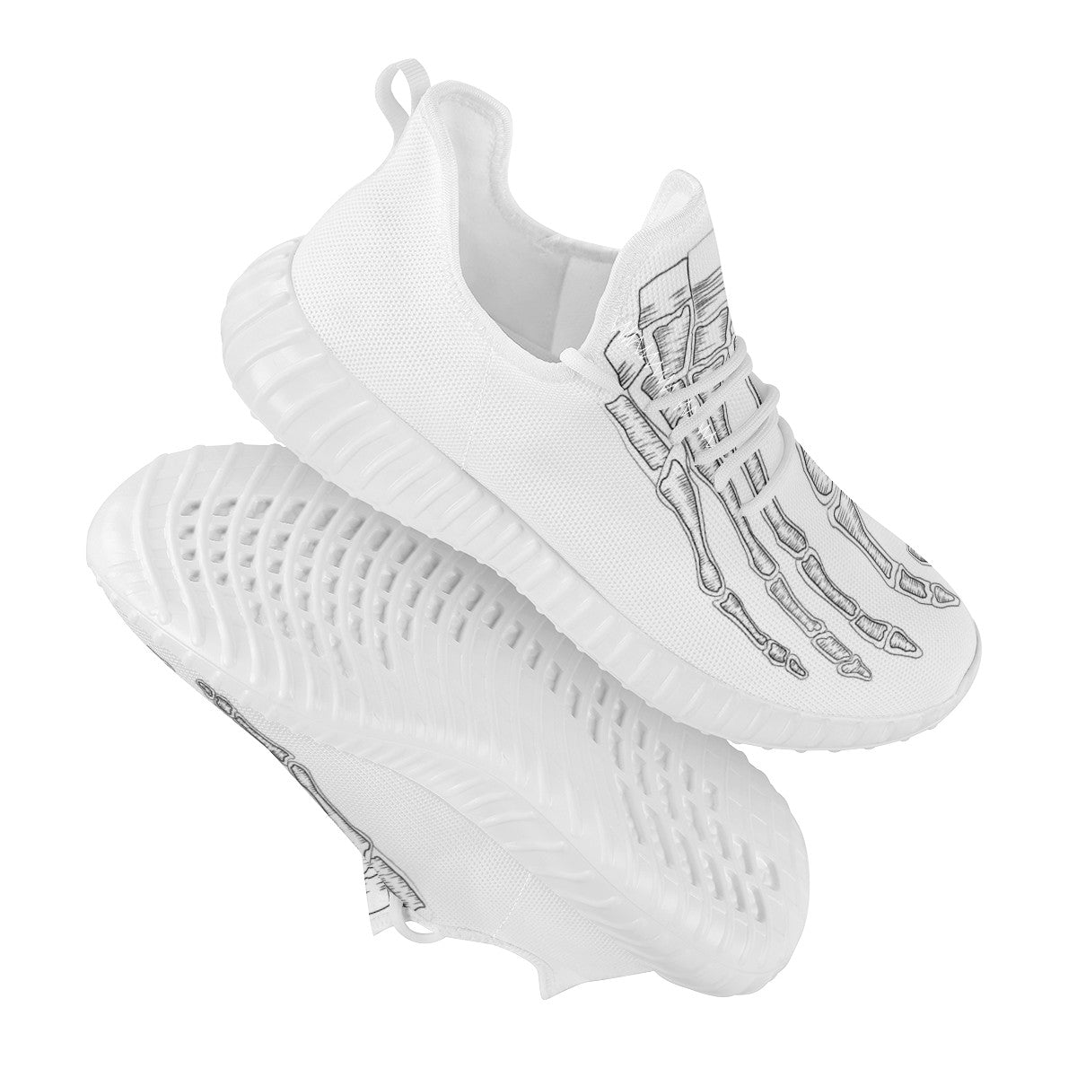 halloween New White Mesh Knit Sneakers New White Mesh Knit Sneakers