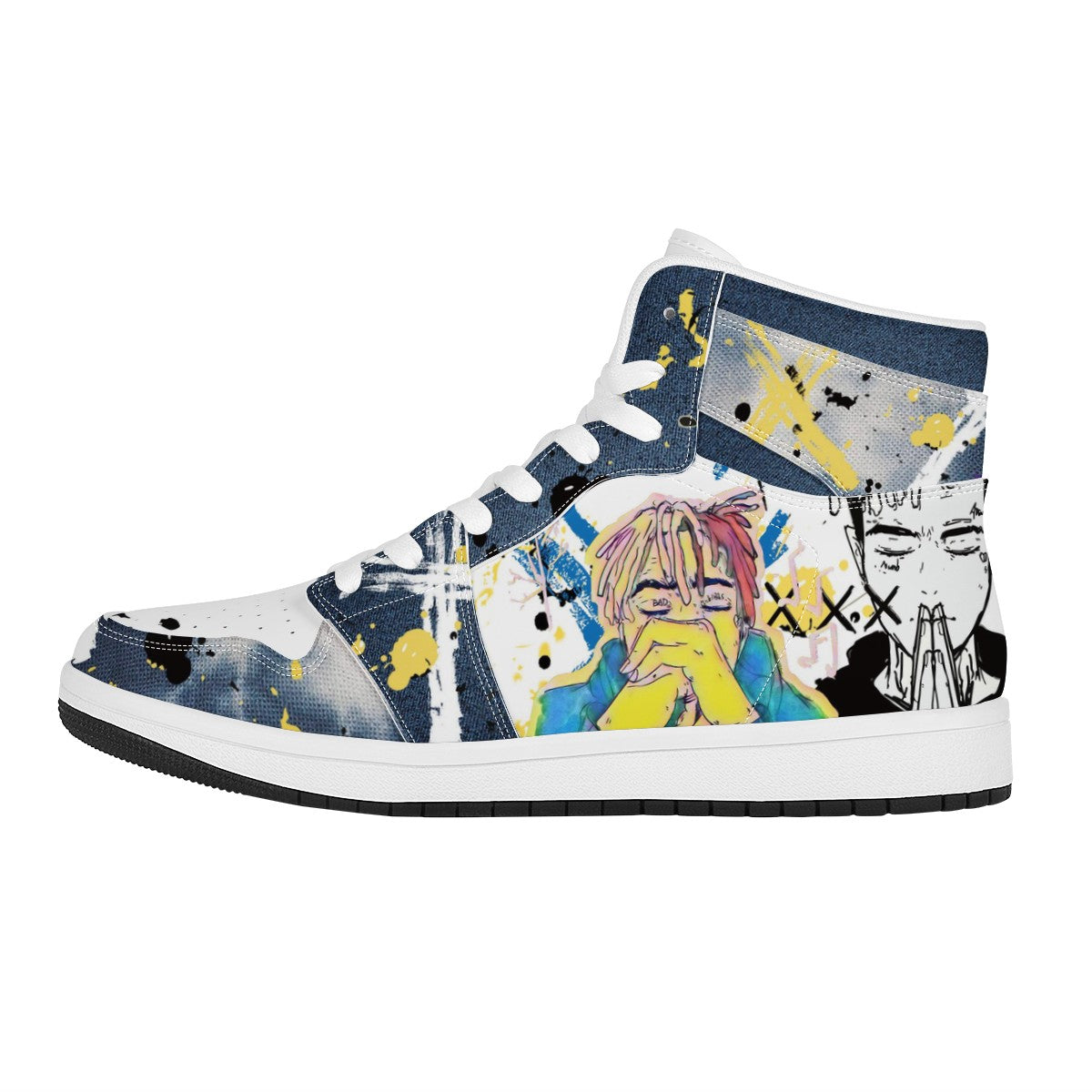 XXXTentacion High Top Leather Sneaker