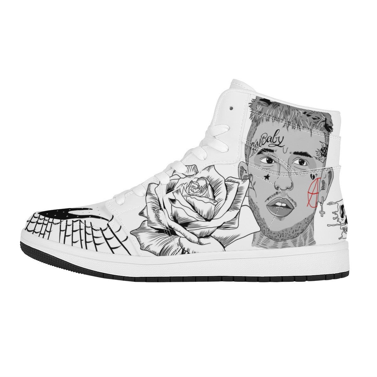 Lil Peep Custom Nike Air Jordan 1 Leather Sneaker