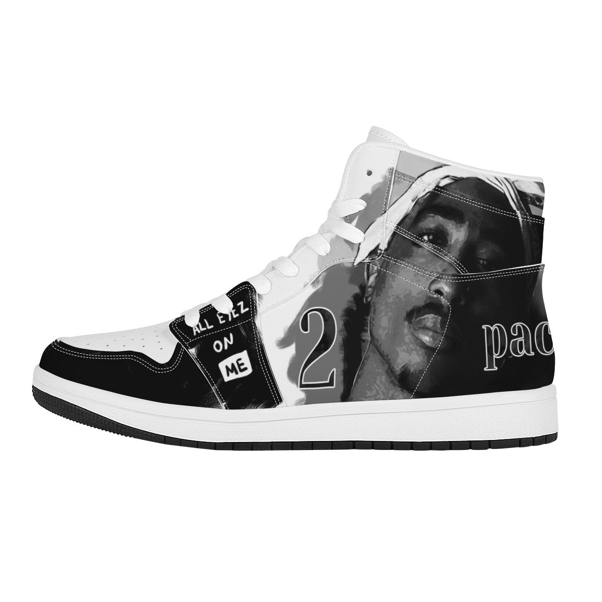 Tupac Shakur Custom Nike Air Jordan 1 Leather Sneaker