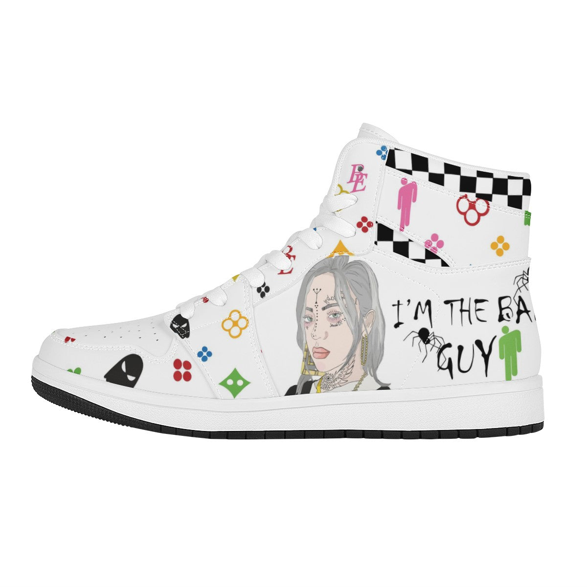 Billie Eilish Custom Nike Air Jordan 1 Leather Sneaker