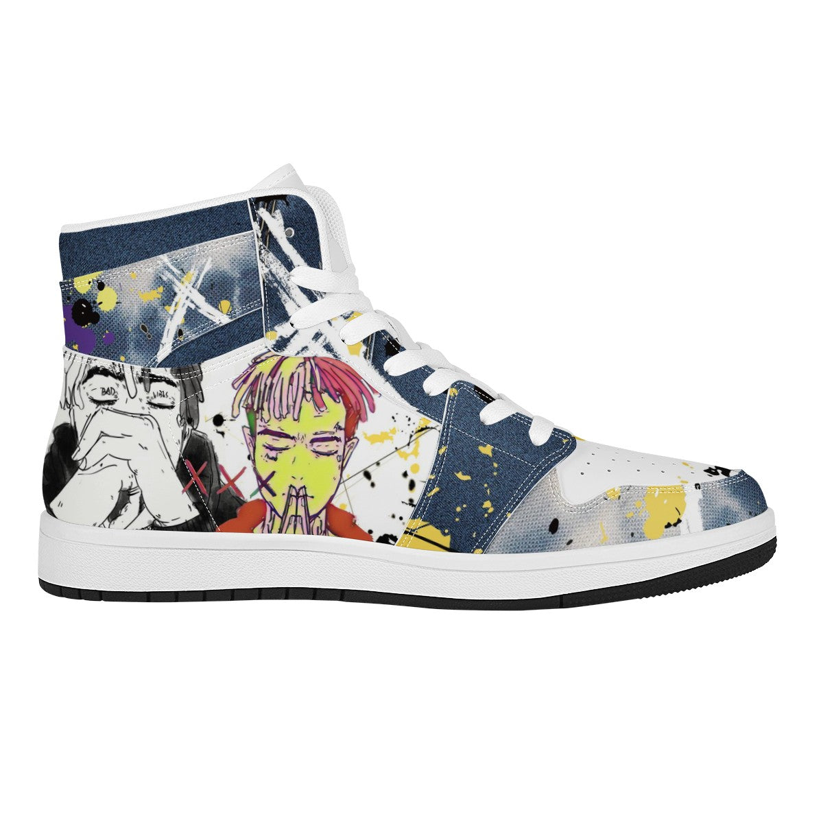 XXXTentacion High Top Leather Sneaker