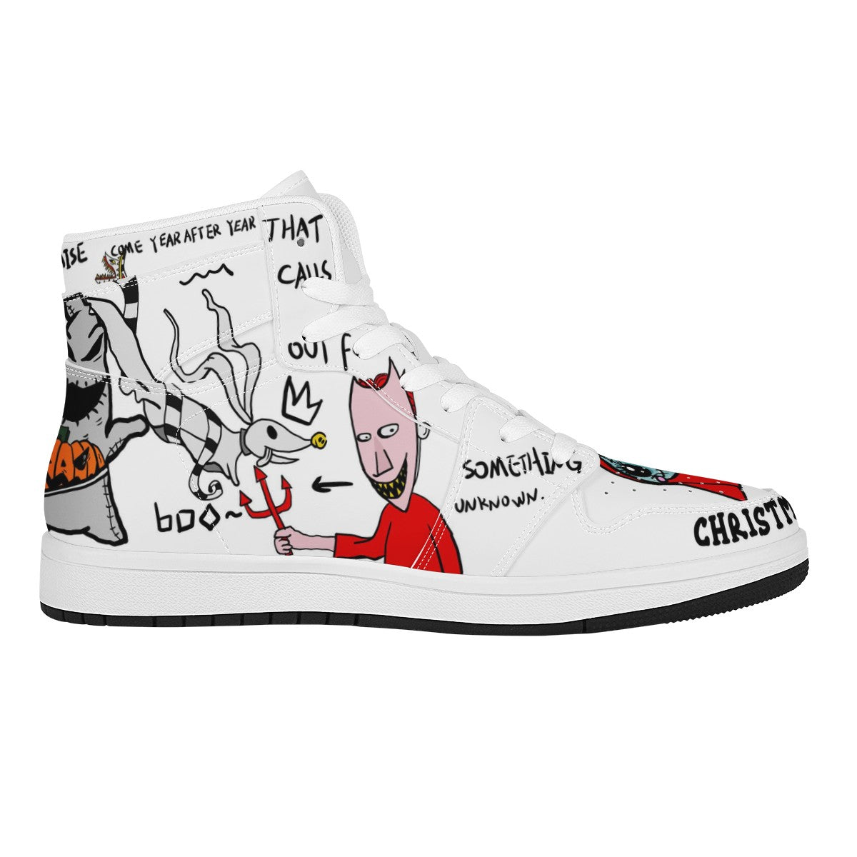 The Nightmare Before Christmas High Top Leather Sneaker