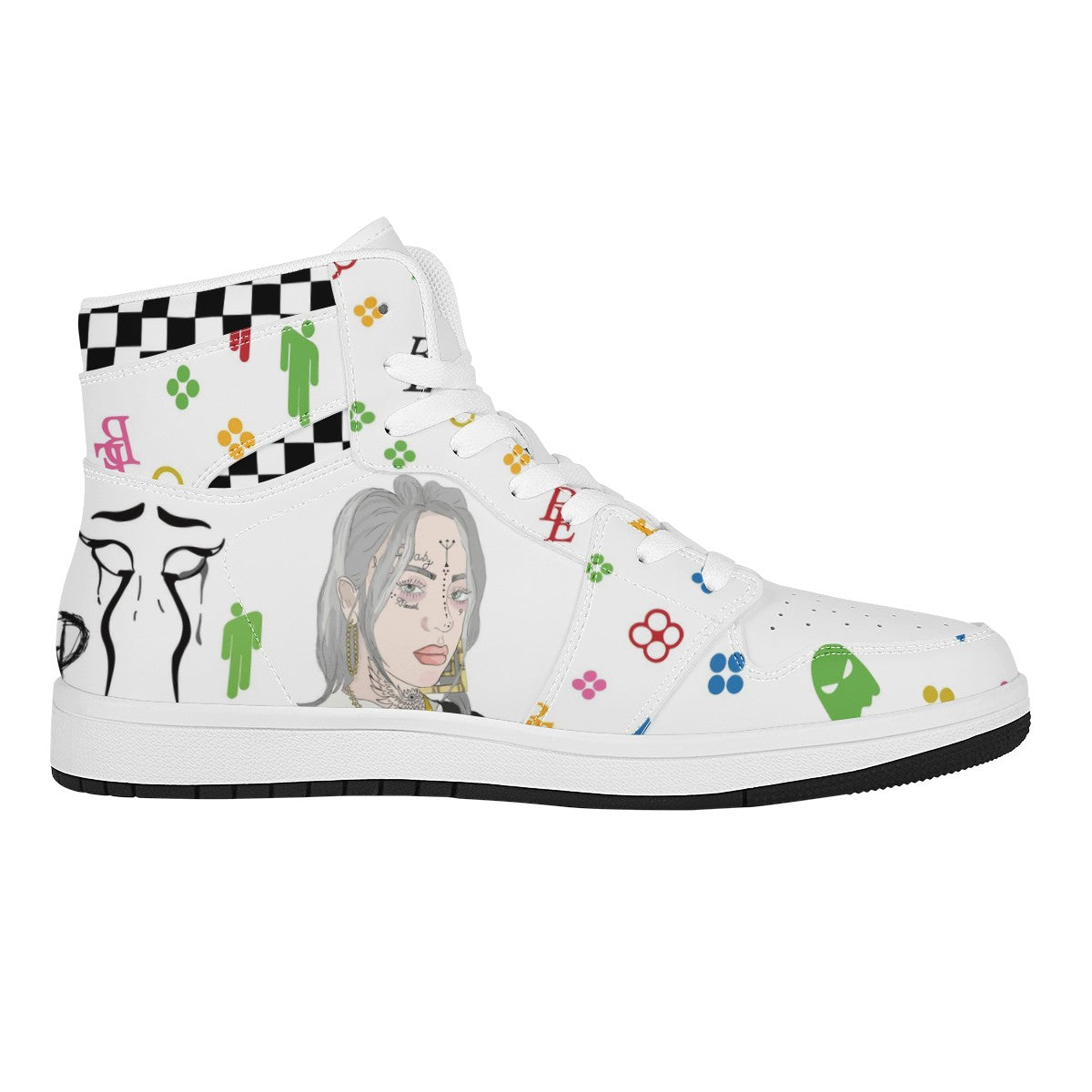 Billie Eilish Custom Nike Air Jordan 1 Leather Sneaker