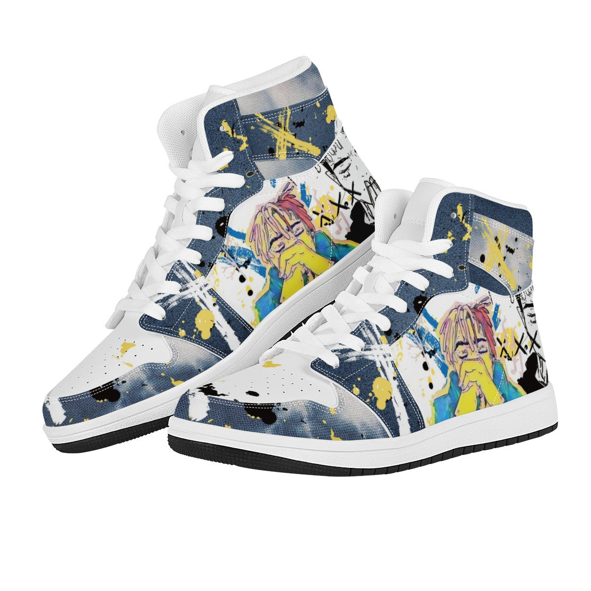 XXXTentacion High Top Leather Sneaker