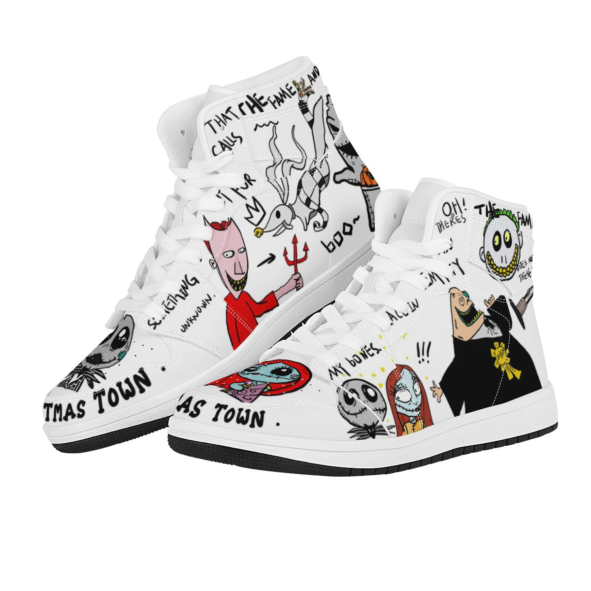 The Nightmare Before Christmas High Top Leather Sneaker