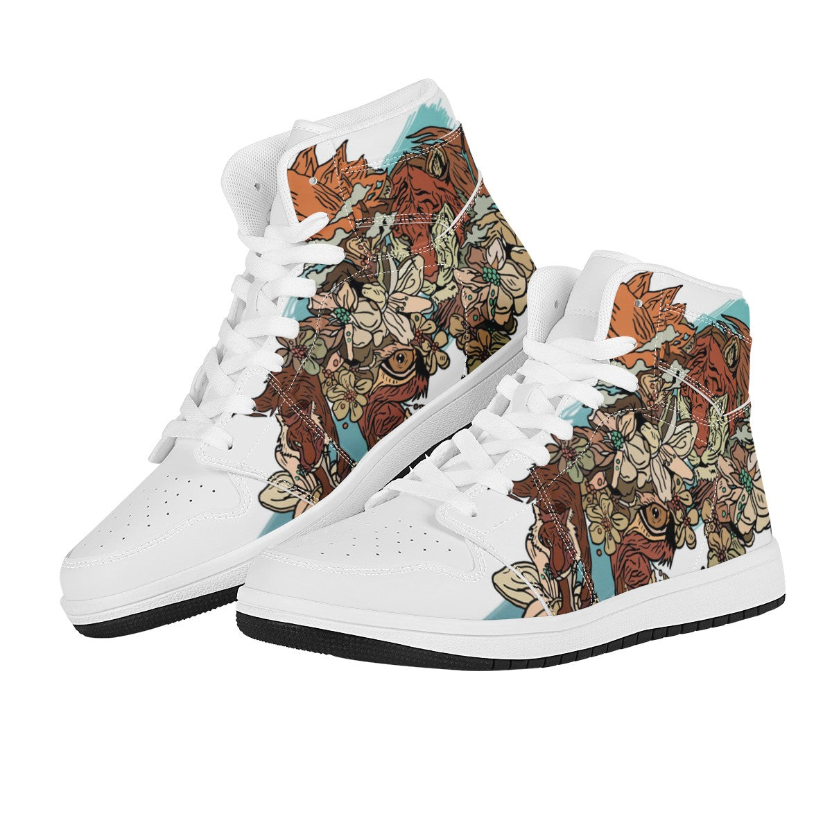 Wounded Tiger Custom Nike Air Jordan 1 Leather Sneaker