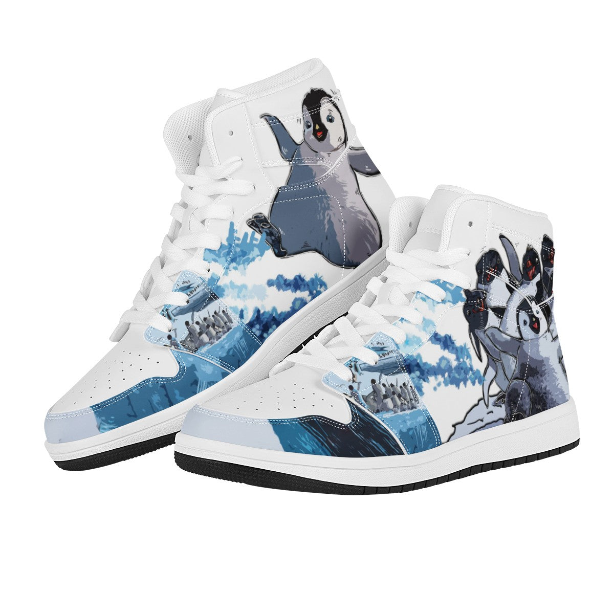 Penguin Island Custom Nike Air Jordan 1 Leather Sneaker