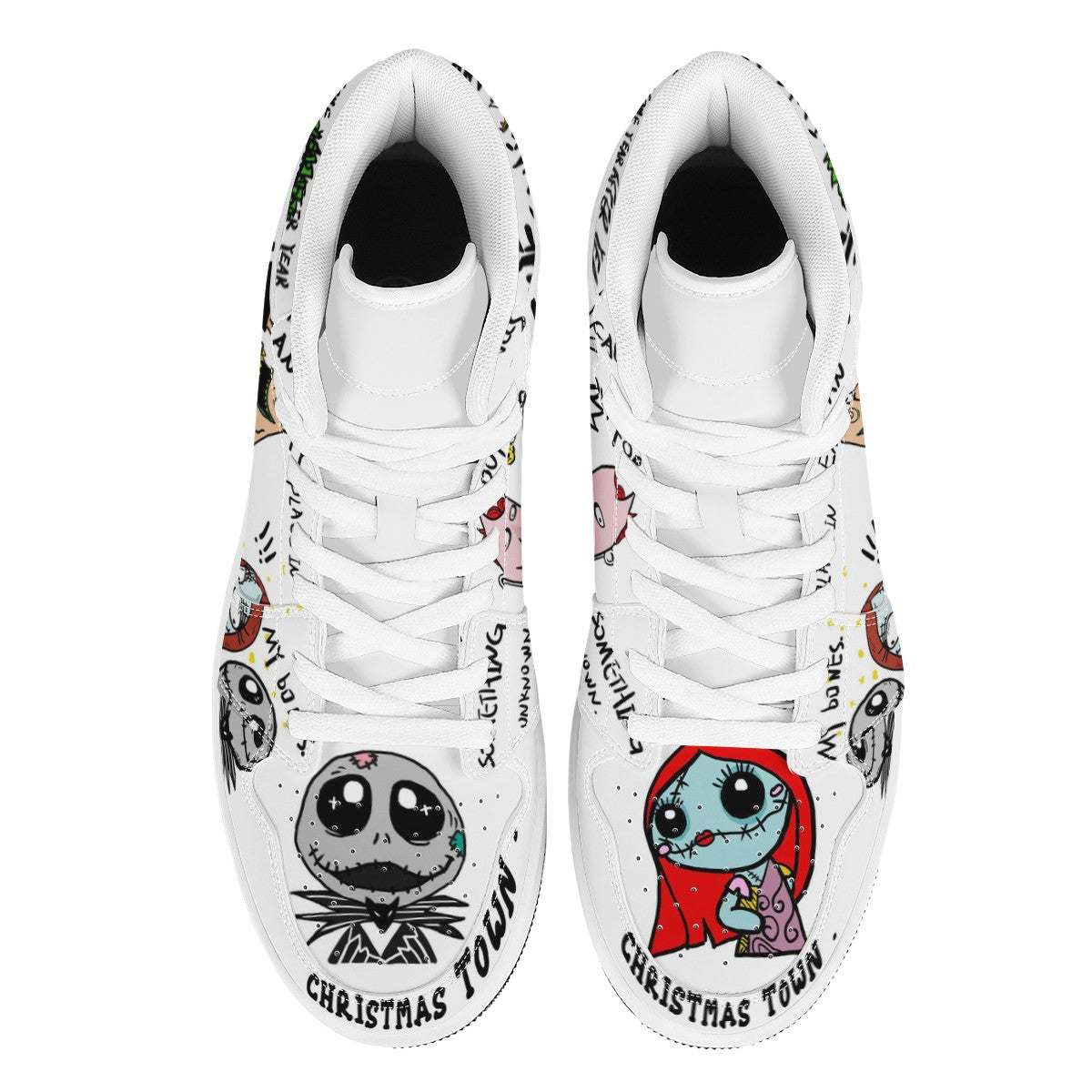 The Nightmare Before Christmas High Top Leather Sneaker