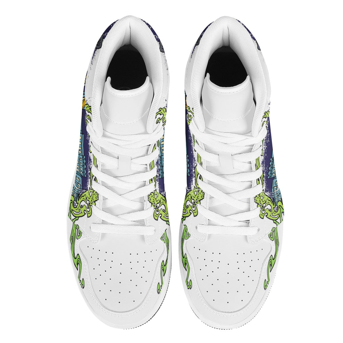 Jaws Custom Nike Air Jordan 1 Leather Sneaker