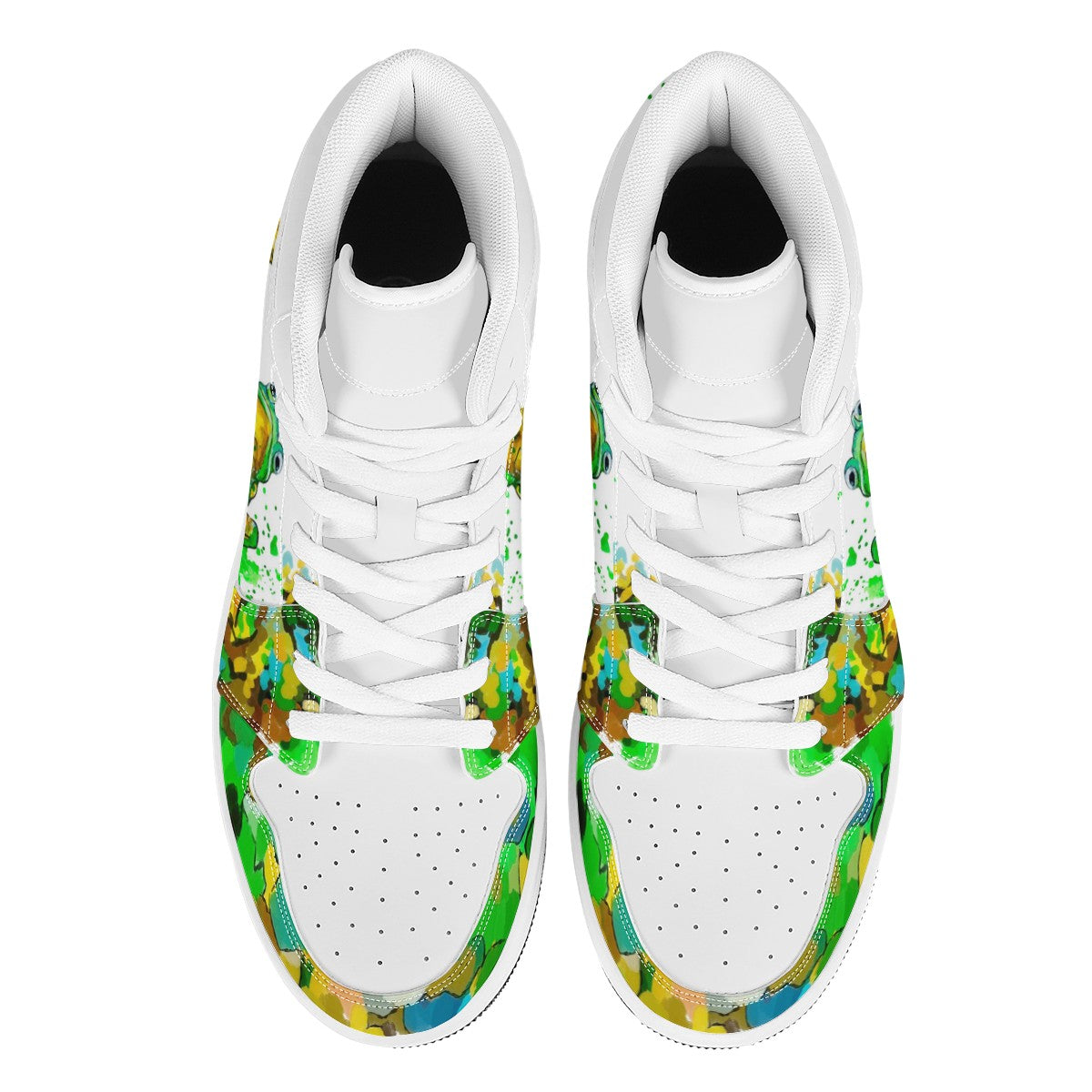 Frog Custom Nike Air Jordan 1 Leather Sneaker