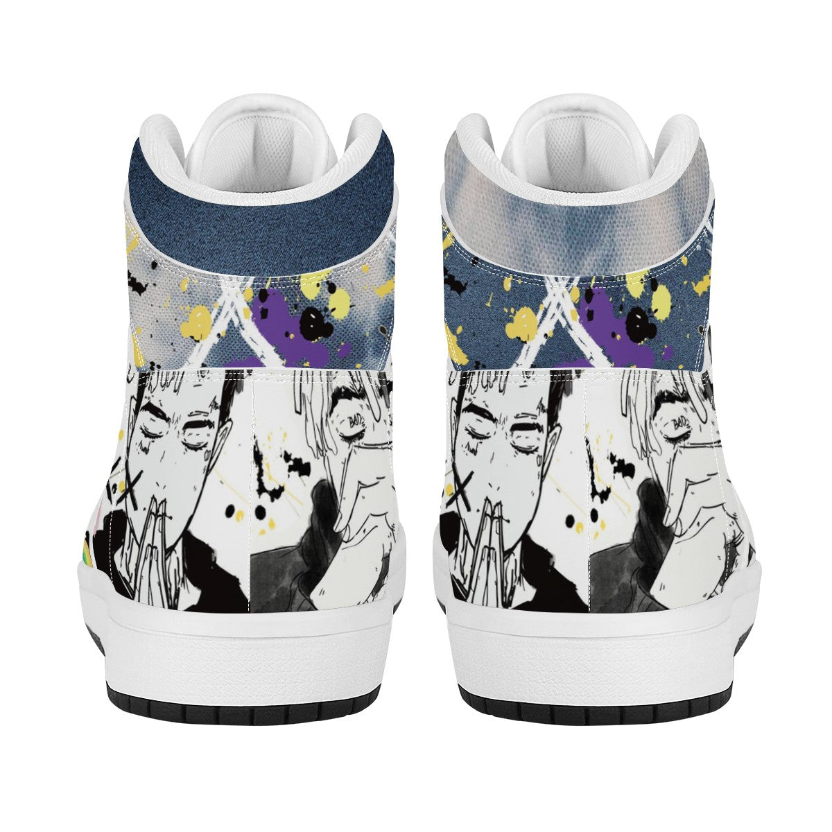 XXXTentacion High Top Leather Sneaker