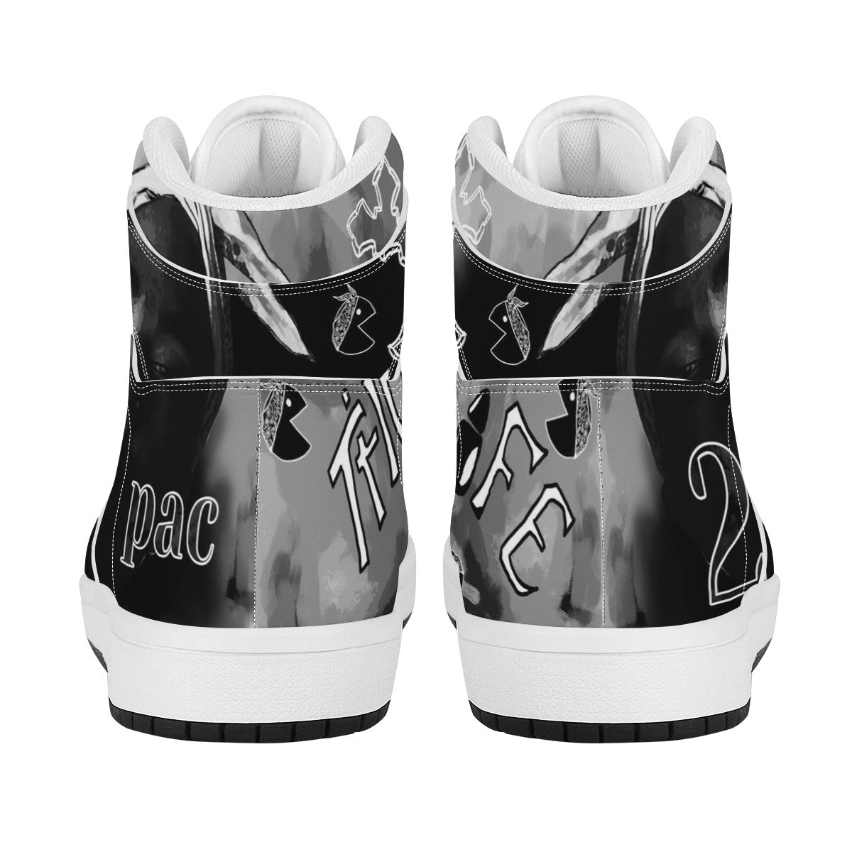 Tupac Shakur Custom Nike Air Jordan 1 Leather Sneaker