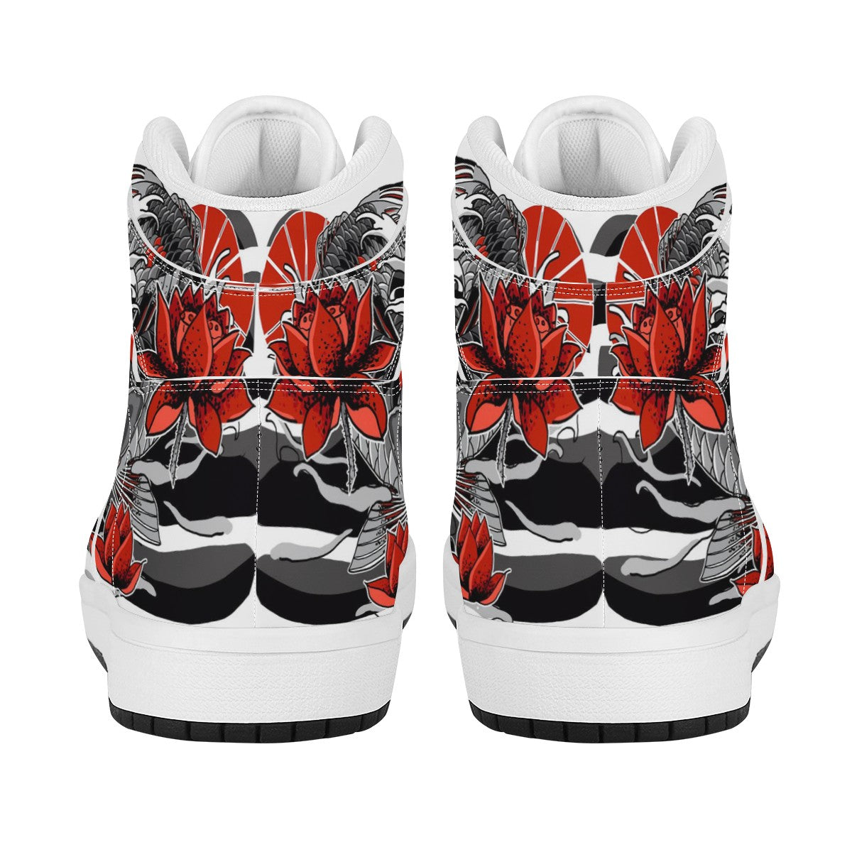 Koi Fish Custom Nike Air Jordan 1 Leather Sneaker