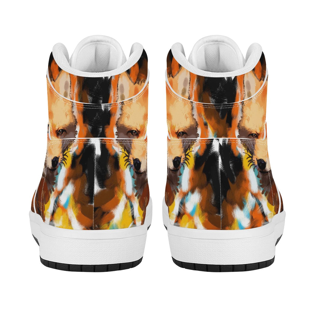 Fox Custom Nike Air Jordan 1 Leather Sneaker