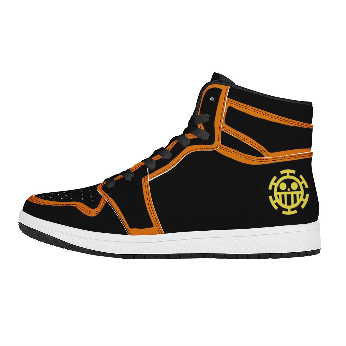 Trafalgar D. Water Law Black High Top Leather Sneakers