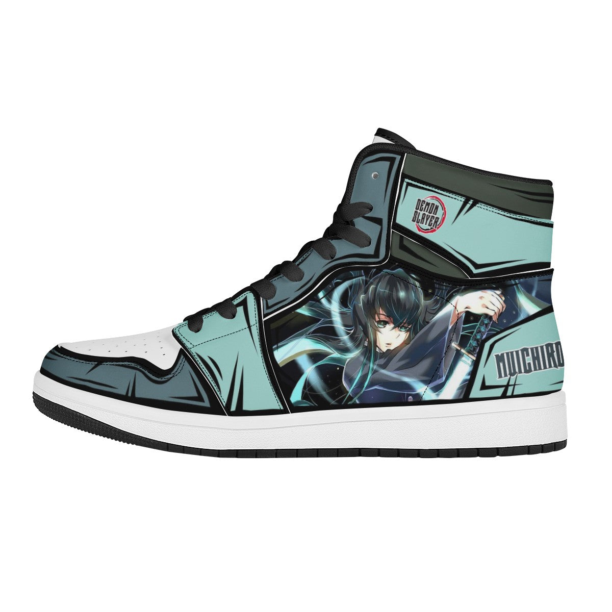 Muichiro Tokito Custom Nike Air Jordan 1 Leather Sneaker