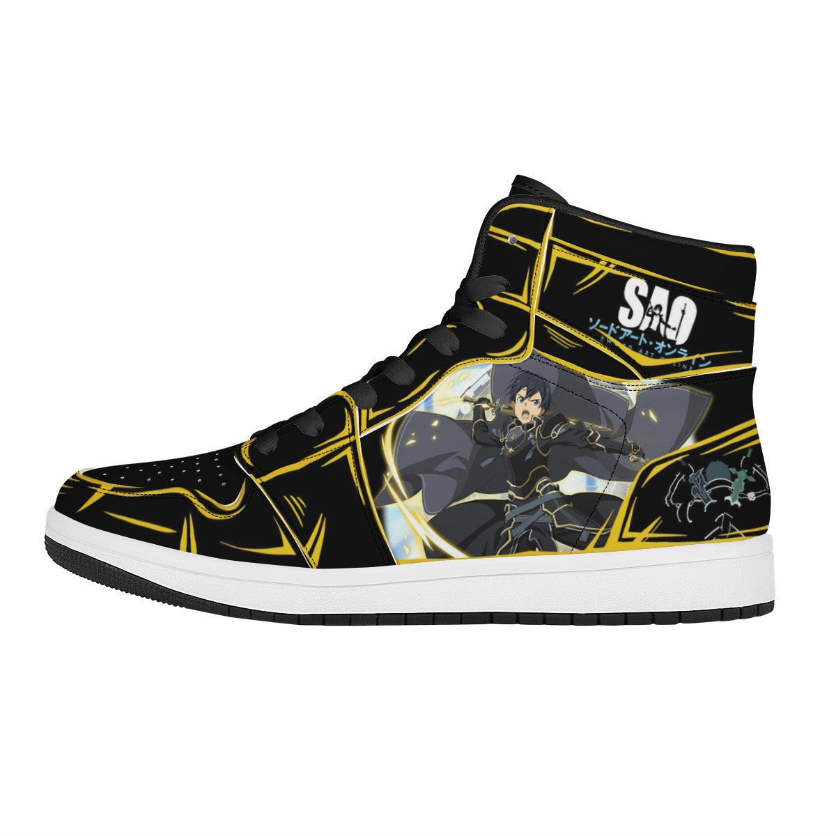 Kirito Custom Nike Air Jordan 1 Leather Sneaker