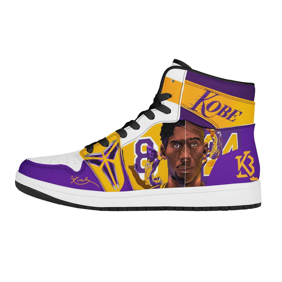 Kobe Custom Nike Air Jordan 1 Leather Sneaker