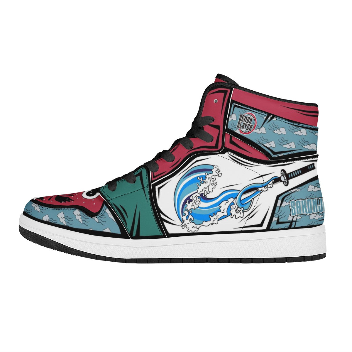Sakonji Urokodaki Custom Nike Air Jordan 1 Leather Sneaker