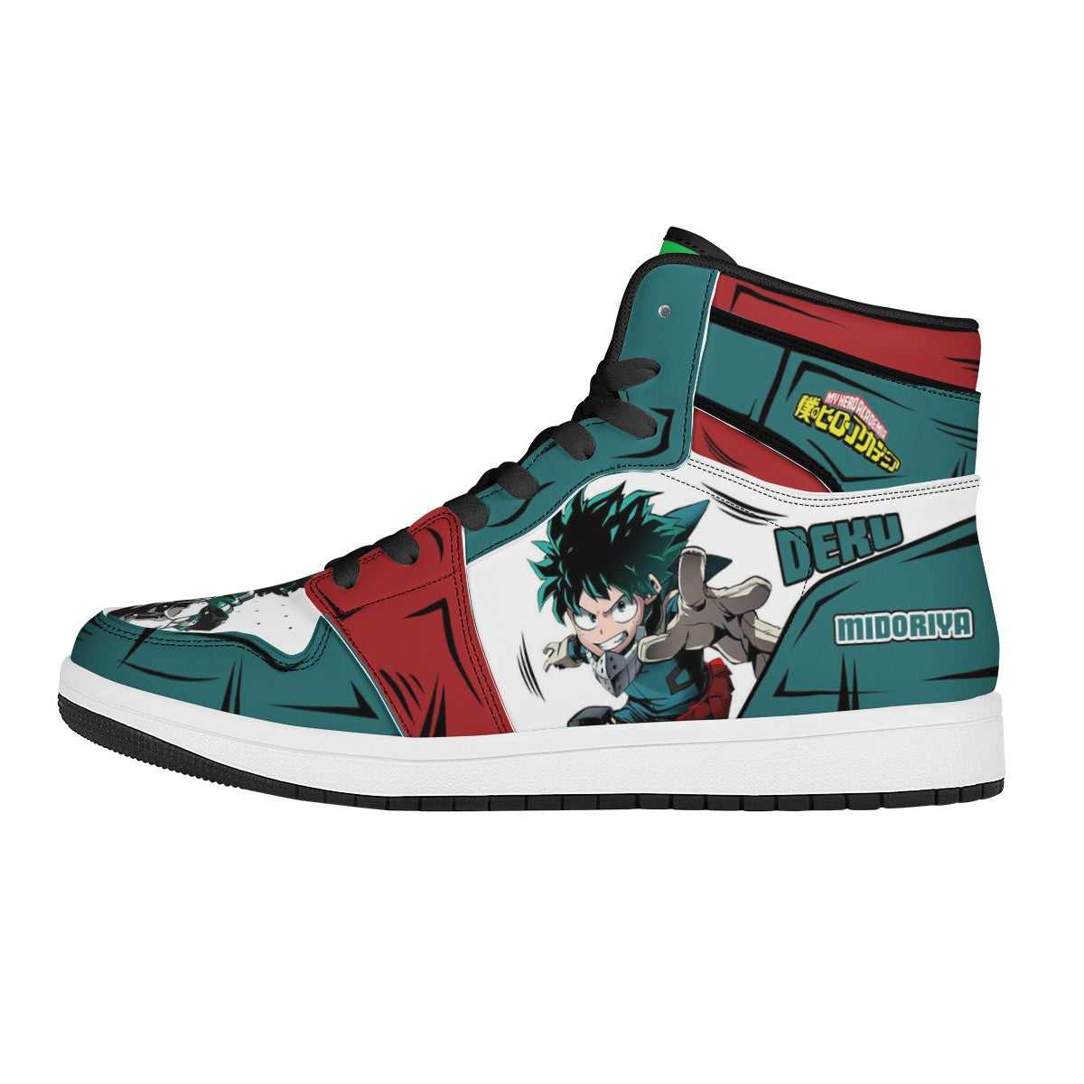 Izuku Midoriya Custom Nike Air Jordan 1 Leather Sneaker