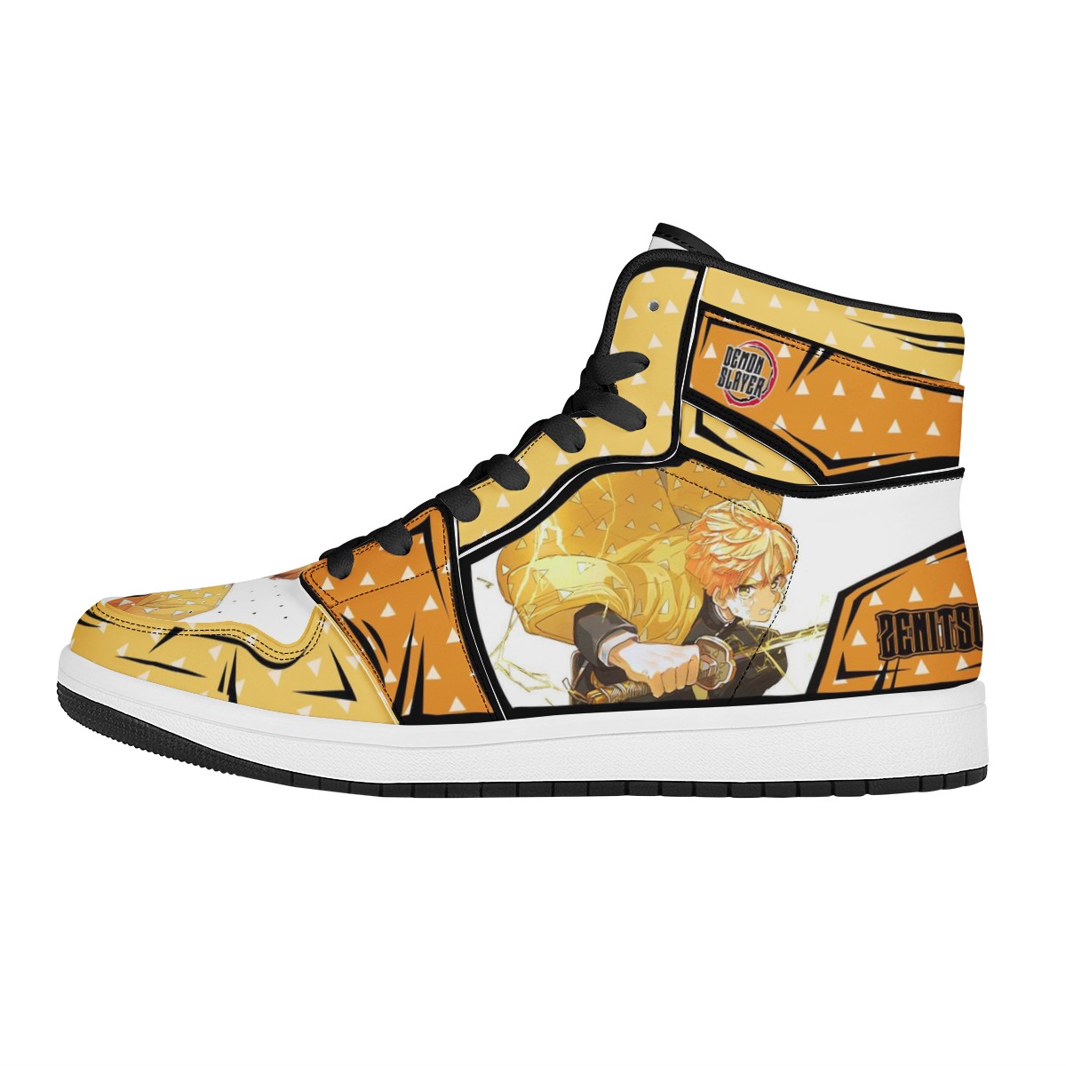 Zenitsu Agatsuma Custom Nike Air Jordan 1 Leather Sneaker