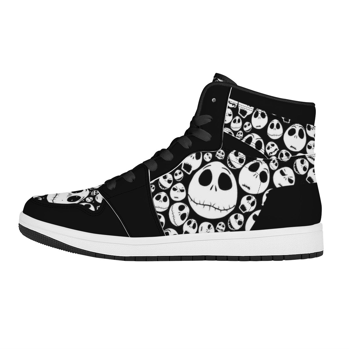 Jack Skellington Custom Nike Air Jordan 1 Leather Sneaker